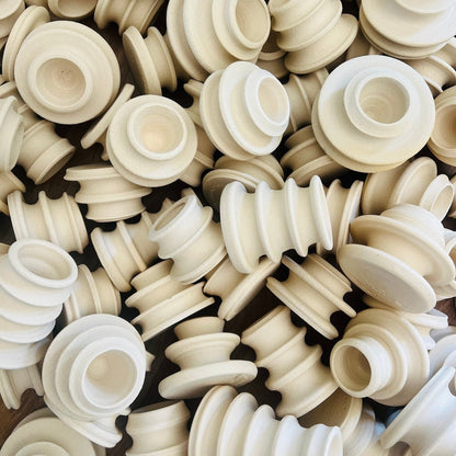 Bowman Ceramics | White Tapered Candlestick Holder