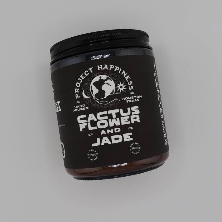 Black container with 'Project Happiness' branding on a gray background