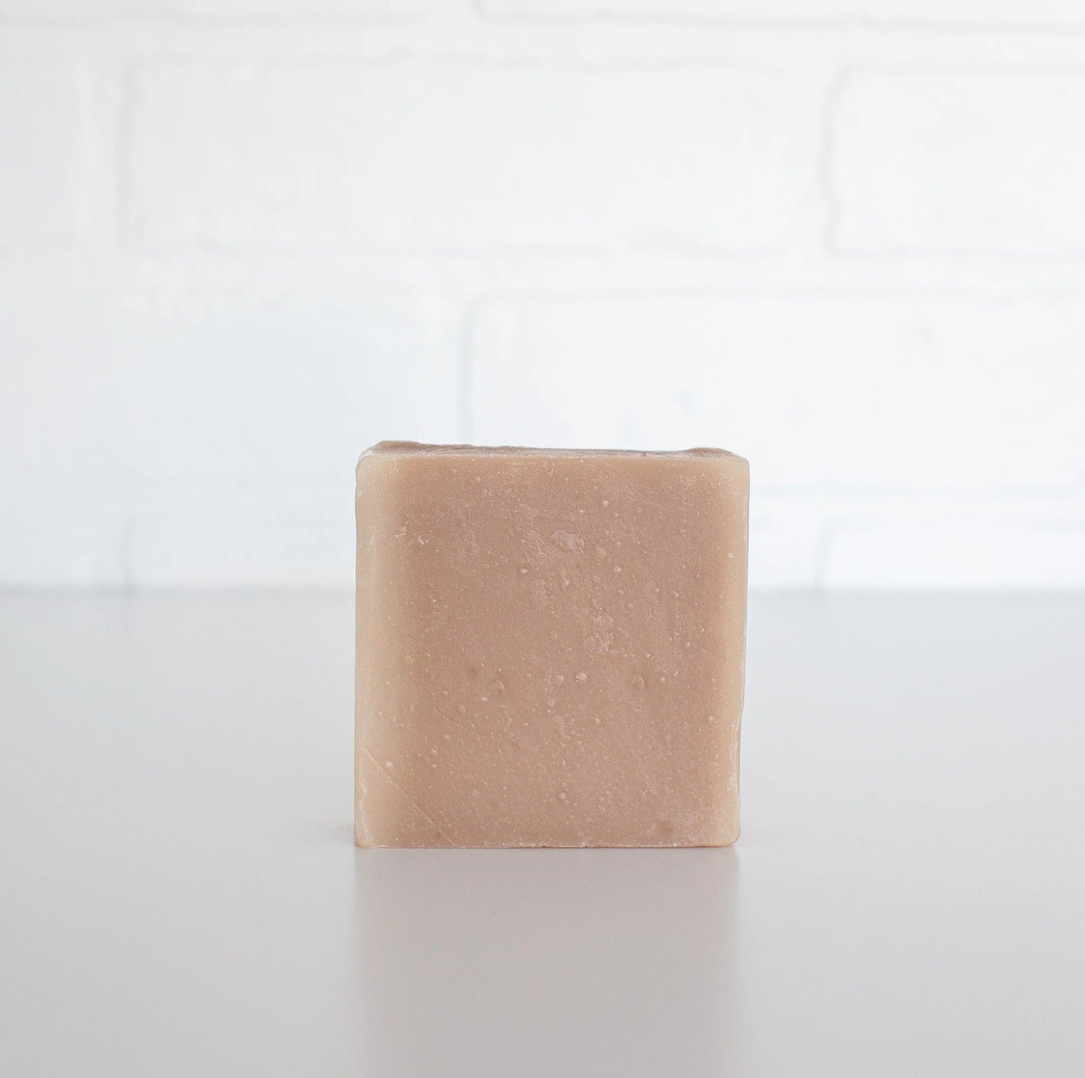 Bar of soap on a white background