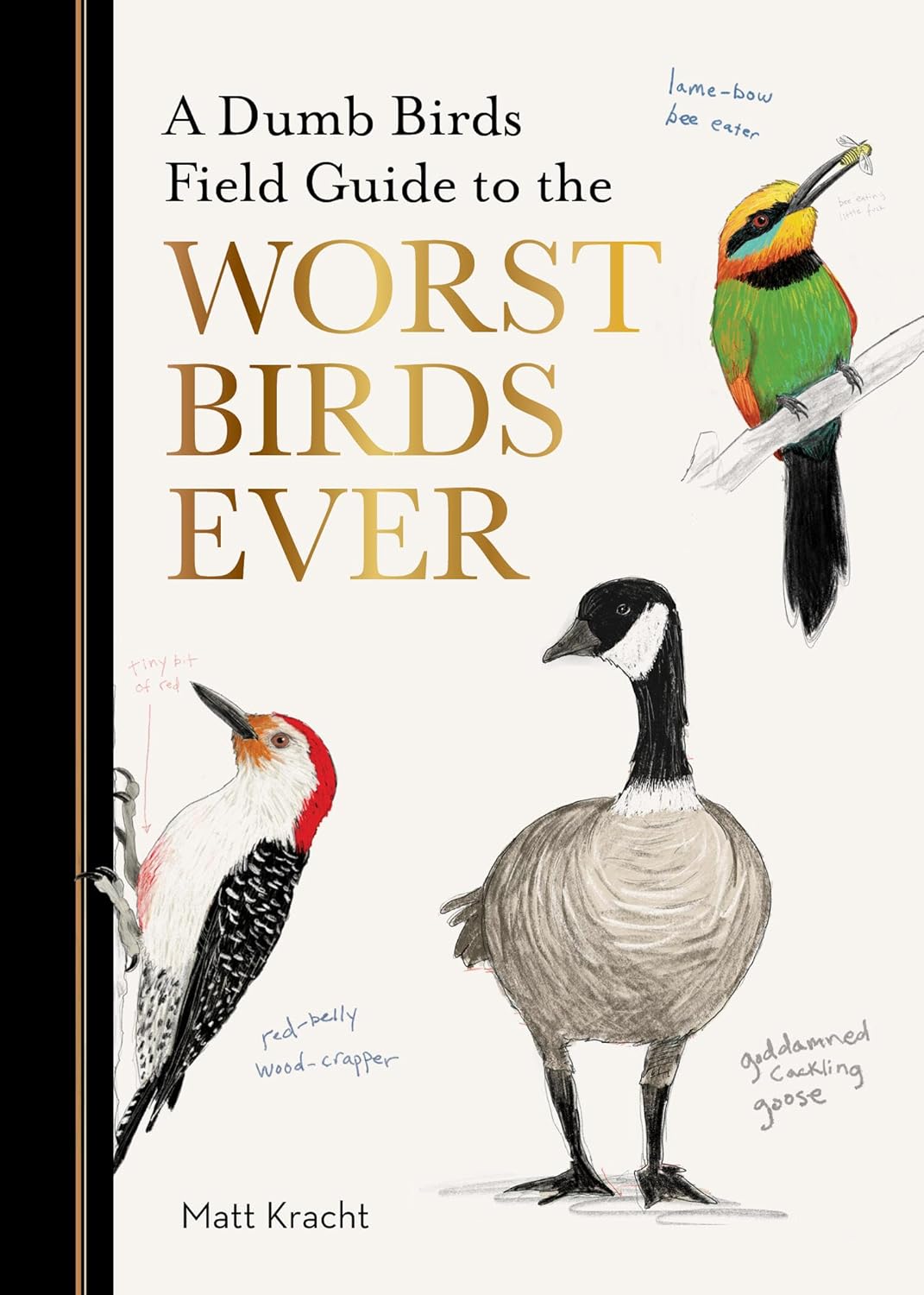Book cover with bird illustrations and text